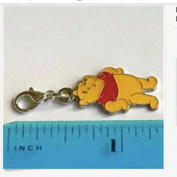 Disney Winnie the Pooh Bear Charm Zipper Pull Tag - Picture 7 of 8